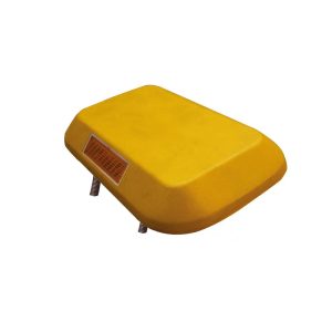 Tachon rectangular bajo C/Vastago Rojo / Amarillo