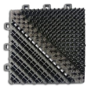 Piso Limpiapiés 1 cepillo 150 x 150 x 25 mm